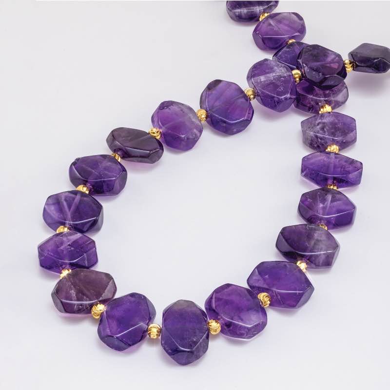 Sovereign Amethyst Statement Necklace, Bracelet & Earrings