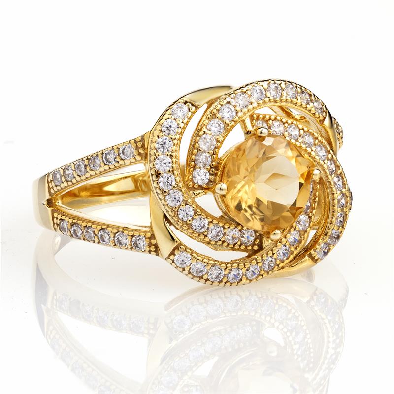 Supernova Ring (Citrine)