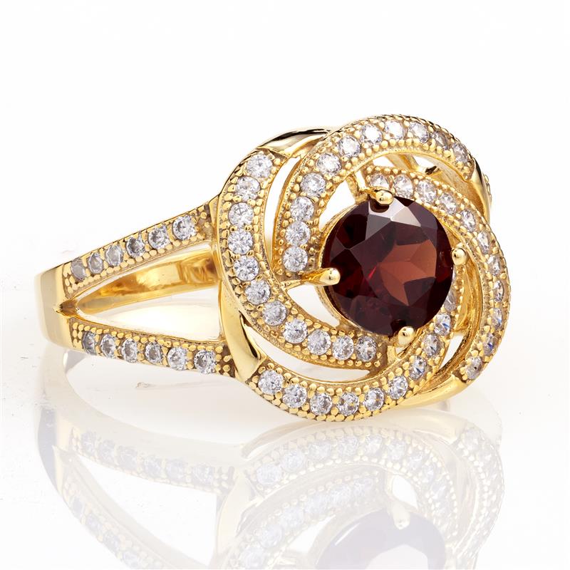 Supernova Ring (Garnet)