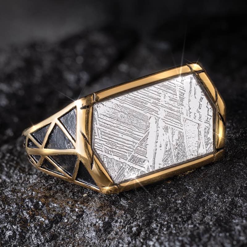 Men's Galaxy Meteorite Ring
