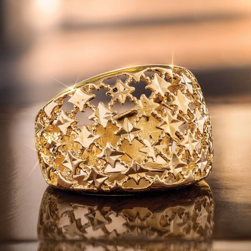 Italian Quatrefoil Ring
