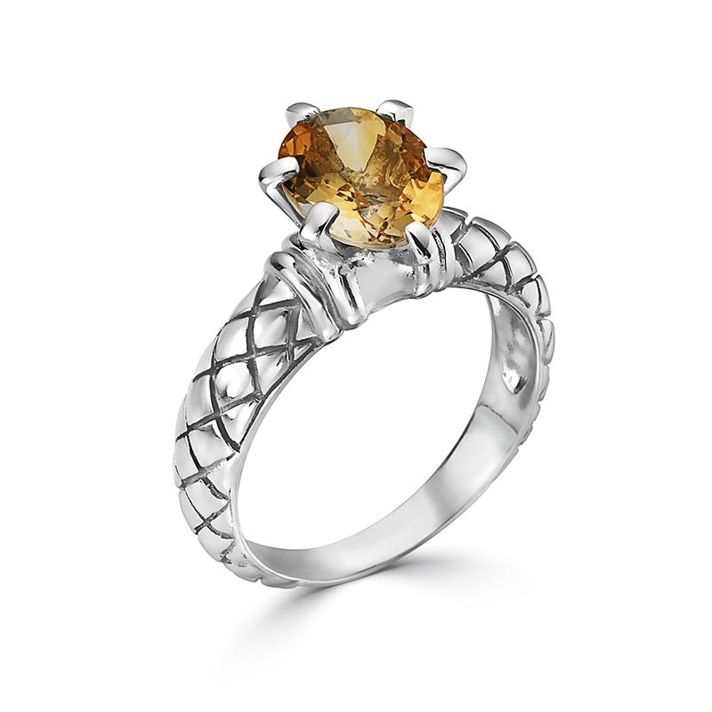 Artisan Citrine Ring