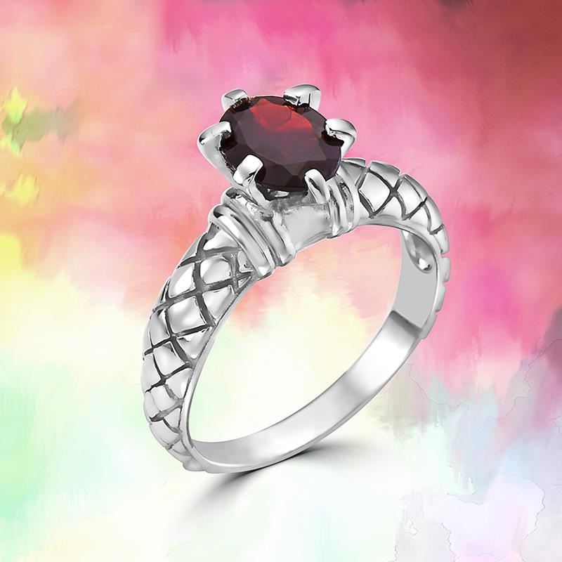 Artisan Garnet Ring
