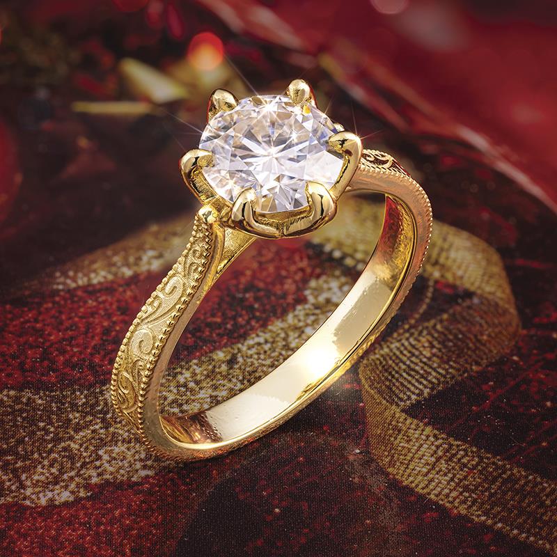 Star Power Moissanite Ring